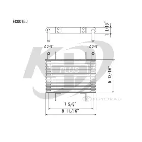 Ec0015 Koyorad Automatic Transmission Oil Cooler For 01-07 Honda Accord Civic