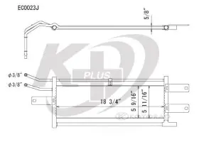 Ec0023j Koyorad Engine Oil Cooler-auto Trans Koyo