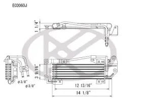 Ec0060j Koyorad Engine Oil Cooler Koyo Fits 2007 Acura Mdx