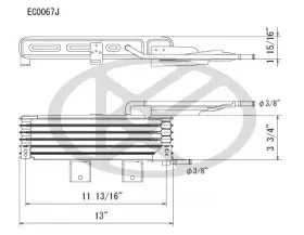 Ec0067j Koyorad Engine Oil Cooler Koyo Fits 2014 Toyota Highlander 3.5l-v6