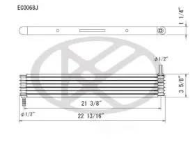 Ec0068j Koyorad Engine Oil Cooler-turbo Koyo