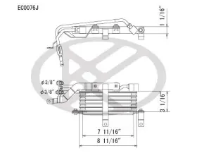 Ec0076j Koyorad Engine Oil Cooler Koyo Fits 2011 Honda Odyssey 3.5l-v6