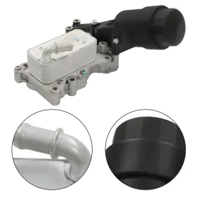 Qs915744qr Lablt Engine Black Housing Oil Cooler Assembly For Mercedes Om651 2.1l 2013-18