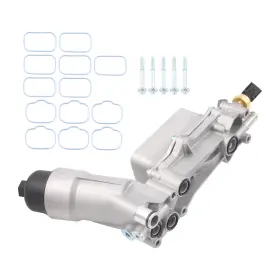 Qs916064qr Lablt Engine Oil Cooler Filter Housing For Dodge Jeep Chrysler Ram 2011-16 3.6l