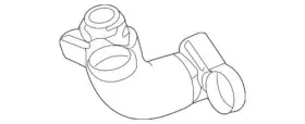 Lr162134 Land-rover Genuine Cooler Pipe