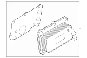 Lr178199 Land-rover Genuine Oil Cooler