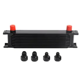 Lk-tec-10row Lencool Racing 10 Rows Oil Cooler Stacked Plate Transmission Engine Universal Aluminium
