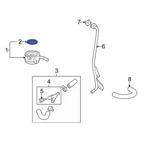 9030152006 Lexus Oe For Hs250h 2010-2012 Engine Oil Cooler Gasket