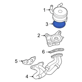 9043016012 Lexus Oe For Is300 2001-2024 Upper Engine Oil Cooler Gasket