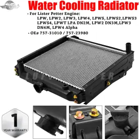 757-21060 Luft Meister 757-31010 Water Radiator 757-23980 For Lister Petter Lpw Lpw3 Lpw4 New