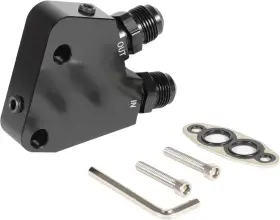 Meu0483001 M-tools Engine Oil Cooler Adapter Kit For Gm Ls Ls1 Ls2 Ls3 Ls6 Ls7 Ls9 Corvettes C5/6/7
