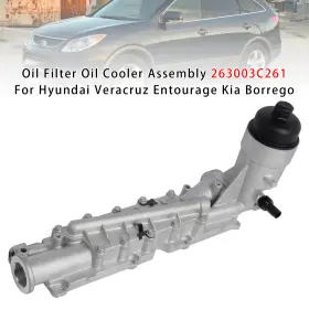 Madhornets 26300-3c261 Oil Filter Cooler Assembly 263003c261 For Hyundai Veracruz Entourage