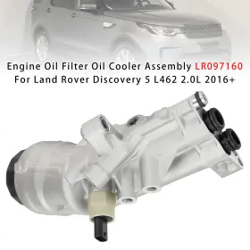 Madhornets Lr097160 Engine Oil Filter Cooler For Land Rover Discovery 5 L462 2.0l 2016
