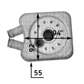 Clc45000s Mahle 757522822619 Oil Cooler For