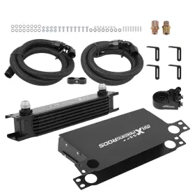 31qmr6 Maxpeedingrods 10an Universal Oil Cooler 7 Row Transmission Engine Aluminum With Filter Adapter