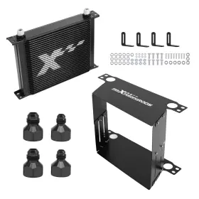 41ayh3 Maxpeedingrods 30 Row Aluminum Universal Transmission Oil Cooler An10 With Air Guide And Hardware