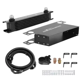57oy1j Maxpeedingrods Aluminum Oil Cooler 7 Row 10an Universal Transmission Engine Black New
