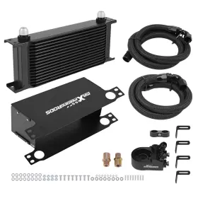 5prn7v Maxpeedingrods Universal 16 Row Oil Cooler 10an Engine Transmission Aluminum British Style
