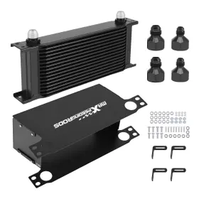 Maxpeedingrods 7trxyw High Performance 16-row Oil Cooler An10 For Universal Installation Black