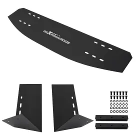 Maxpeedingrods 9b6e5u Aluminum Intercooler Cooling Air Guide For Universal Fitment 23.62 11.81in