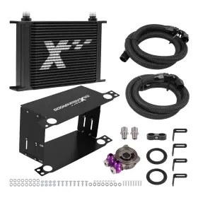 9ivjtd Maxpeedingrods Transmission Oil Cooler 25 Row Universal 10an With M20 1.5 3/4-16 Adapter