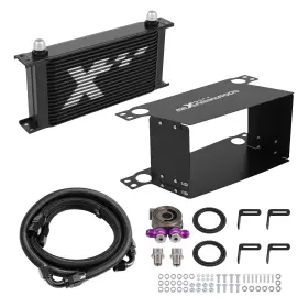 A0bvjd Maxpeedingrods 19 Row Universal Engine Oil Cooler 10an Stainless Steel Bracket Aluminum New