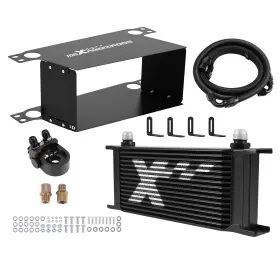 B4hq6c Maxpeedingrods New Universal Aluminum Oil Cooler 16row 10an Black Transmission Engine Cooling