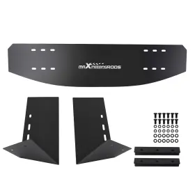 Ba3uei Maxpeedingrods Adjustable Intercooler Air Deflector Panel Universal Aluminum Black 600x300mm Ba3uei Maxpeedingrods Adjustable Intercooler Air Deflector Panel Universal Aluminum Black 600x300mm