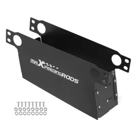 Ck0r7g Maxpeedingrods Adjustable Oil Cooler Air Guide Plate Set Black For 7-13 Row British Style