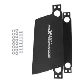 Fvq69r Maxpeedingrods Adjustable Air Guide Protection Set Black For 7-13 Row British Oil Cooler
