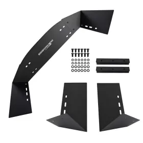 Ic8edj Maxpeedingrods Adjustable Air Guide Plate Kit For Universal Intercooler Aluminum Black 600mm Ic8edj Maxpeedingrods Adjustable Air Guide Plate Kit For Universal Intercooler Aluminum Black 600mm