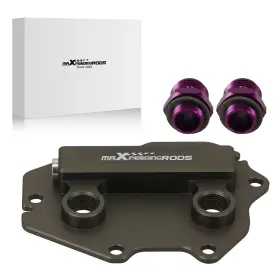 Jzls5b Maxpeedingrods An10 Oil Filter Adapter Plate For Bmw 325 330 G20 G38 2019 Thermostatic