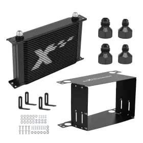 Loxn8a Maxpeedingrods Heavy Duty An10 25 Row Oil Cooler Kit For Universal Cars With Installation Set