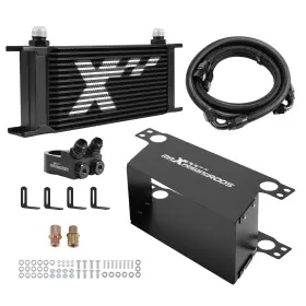 Mcg5b9 Maxpeedingrods Universal 16 Row Oil Cooler 10an Engine Transmission Aluminum British Style