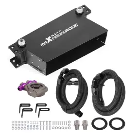 Nke0dm Maxpeedingrods New Universal Oil Cooler 10 Row Transmission Engine 10an British Style Radiator