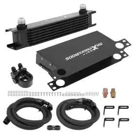 Ugzv2c Maxpeedingrods Universal Oil Cooler 7 Row 10an Transmission Engine Aluminum With An10 Fittings