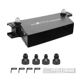 Maxpeedingrods Wga2pv 10an Universal 7 Row Oil Cooler Aluminum Transmission Engine British Style