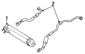 N32614700a Mazda Genuine Oil Cooler