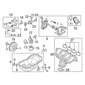 S55014312 Mazda Oe For 6 2018-2021 Engine Oil Cooler O-ring