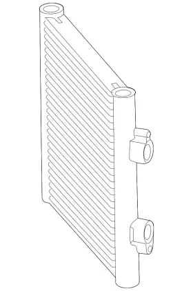 099-500-57-00-64 Mercedes-benz Genuine Oil Cooler