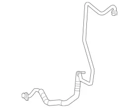 166-500-96-72-64 Mercedes-benz Genuine Oil Line