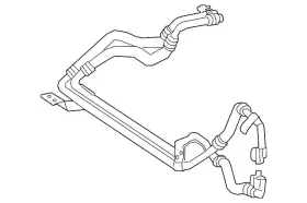 176-180-09-00 Mercedes-benz Genuine Hose And Tube Assembly 176-180-09-00 Mercedes-benz Genuine Hose And Tube Assembly