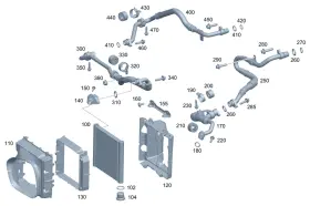 190-270-22-00 Mercedes-benz Genuine Oil Line