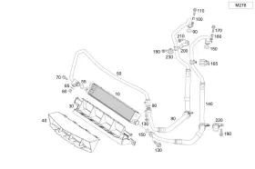 231-500-20-72-64 Mercedes-benz Genuine Oil Line