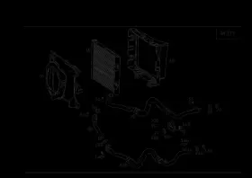 253-501-39-01 Mercedes-benz Genuine Oil Cooler Line