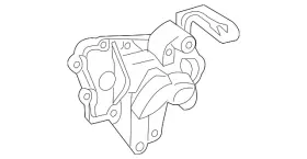 275-180-03-34 Mercedes-benz Genuine Oil Filter Housing