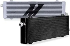 Mishimoto 748354030815 Mmoc-sp-lbk Universal Cross Flow Bar And Plate Oil Cooler Large Black