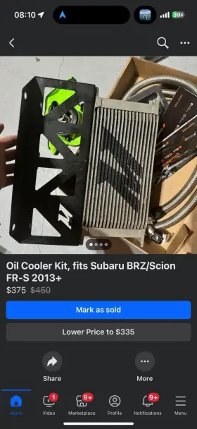 Mmoc-brz-13t Mishimoto Automotive Engine Oil Cooler-std Trans