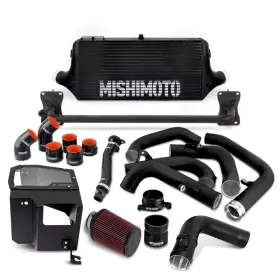 Mishimoto Mmint-wrx-22aibkbk 2022 Wrx Intercooler Kit With Intake Bk Core Mwbk Pipes