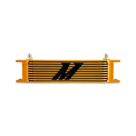 Mmoc-10-6gd Mishimoto Oil Cooler Universal 10-row -6an Gold